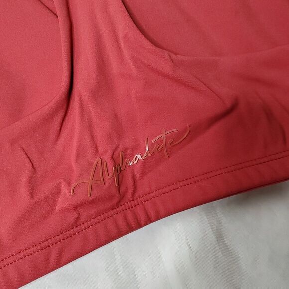 Alphalete Red Rust Sports Bra - Picture 3 of 4